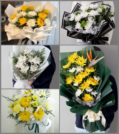 江苏苏州吴中区郭巷街道白事花束代送